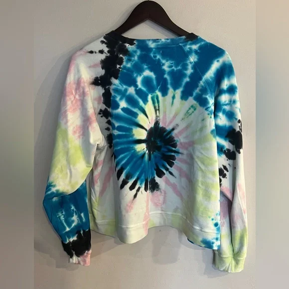 ELECTRIC & ROSE Women’s Multicolor Tie Dye Matching Sweatshirt & Joggers Set